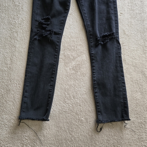 IRO Jarod black skinny distressed jeans size 28 - Picture 7 of 12